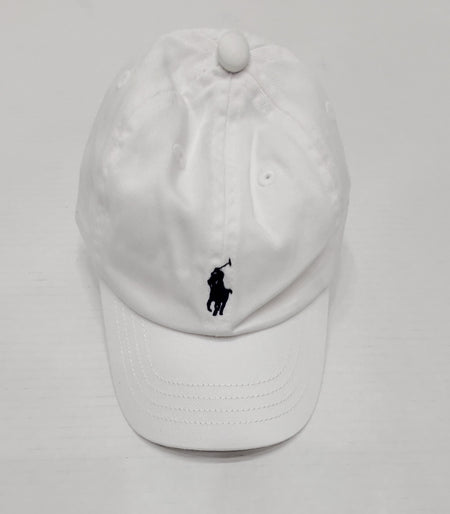 Nwt Polo Ralph Lauren White Sneakers Adjustable Strap Back