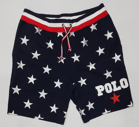 Nwt Polo Ralph Lauren Navy American Flag Big Pony Shorts