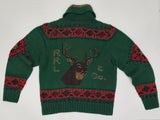 Ralph Lauren RRL Shawl Neck Hand Knit Reindeer Cardigan - Unique Style