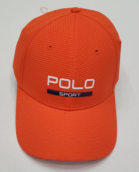 Nwt Polo Sport Red/Yellow Cycling Long Bill Hat