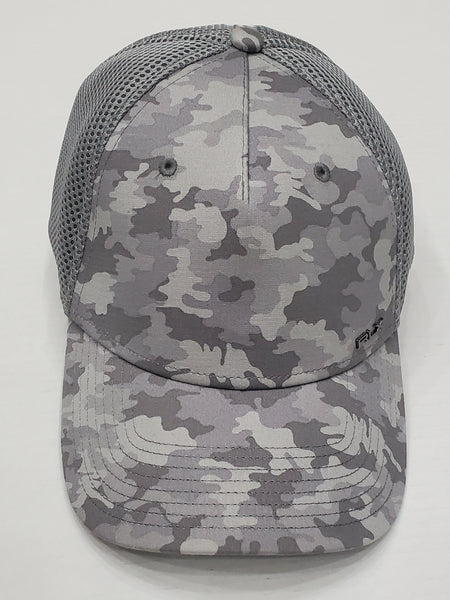 Nwt Polo Ralph Lauren RLX Grey Camo Mesh Fitted Hat - Unique Style