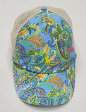 Nwt Polo Ralph Lauren Mesh Floral Bandana Strapback Hat - Unique Style