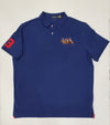 Nwt Polo Ralph Lauren Country Blue Triple Pony Front #3 in Red Classic Fit Polo - Unique Style