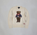 Nwt Kids Polo Ralph Lauren GIRLS Bear Knit Sweater (2T-7T) - Unique Style