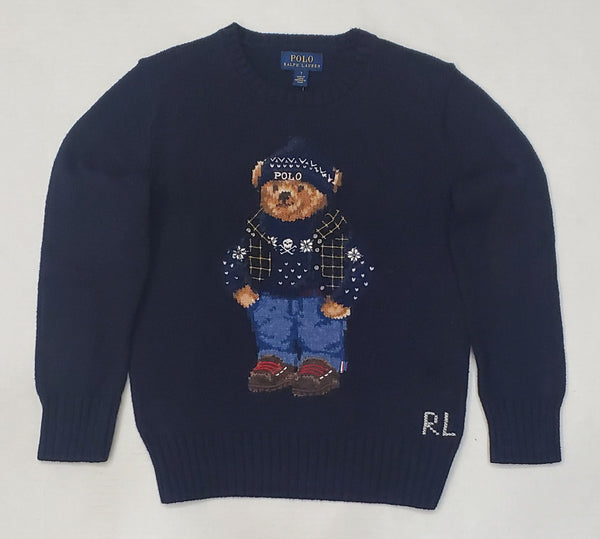 Nwt Kids Polo Ralph Lauren Bear Knit Sweater (2T-7T) - Unique Style