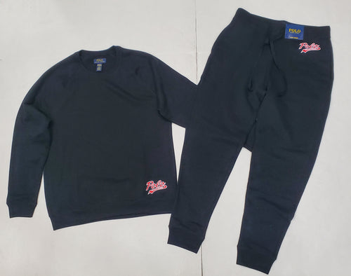 Nwt Polo Ralph Lauren Black Spellout Script Pajama Set - Unique Style