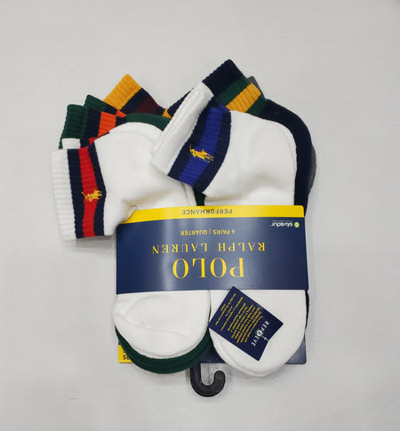 Nwt Polo Ralph Lauren 3 Pack Ankle Spellout Socks