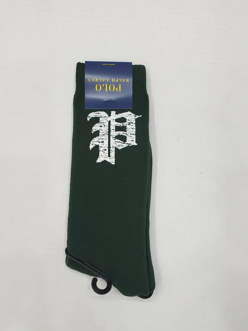 Nwt Polo Ralph Lauren RL asst 2017 Green Cotton Socks - Unique Style