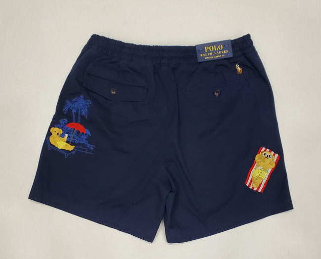 Nwt Polo Ralph Lauren Navy 6 inch Teddy Bear Shorts