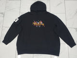 Nwt Polo Big & Tall Black Triple Pony Hoodie