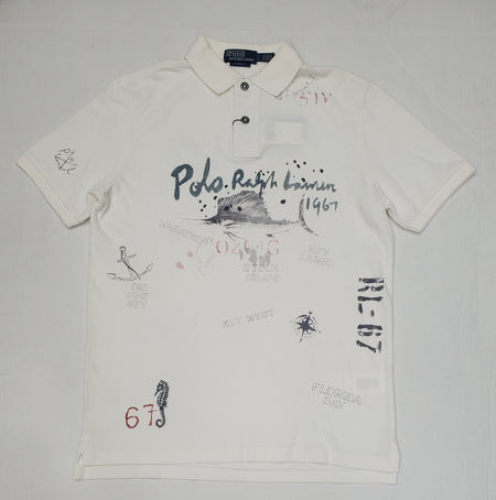 Nwt Polo Ralph Tropical Sailboat Classic Fit Polo