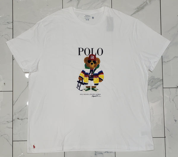 Nwt Polo Big & Tall White Sailing Team Teddy Bear Tee