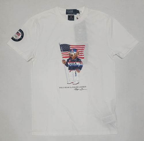 Nwt Polo Ralph Lauren White Olympic Team USA 2024 Tee