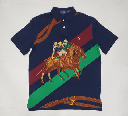 Nwt Polo Ralph Lauren Allover Print Polo