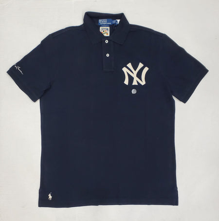 Nwt Polo Ralph Lauren Navy 'P' Classic Fit Polo