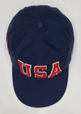 Nwt Polo Ralph Lauren Polo Olympic USA Navy Strapback Hat