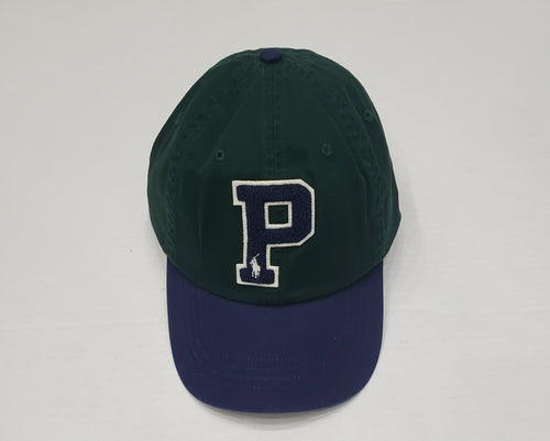 Nwt Polo Ralph Lauren Navy/Green 'P' Adjustable Hat