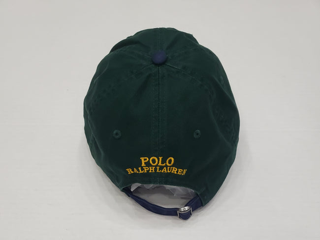 Nwt Polo Ralph Lauren Navy/Green 'P' Adjustable Hat