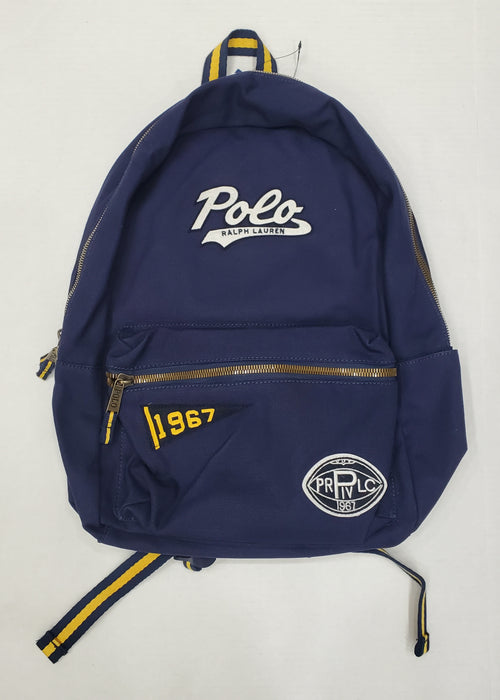 Nwt Polo Ralph Lauren Navy Script 1967 PRPLC Book Bag