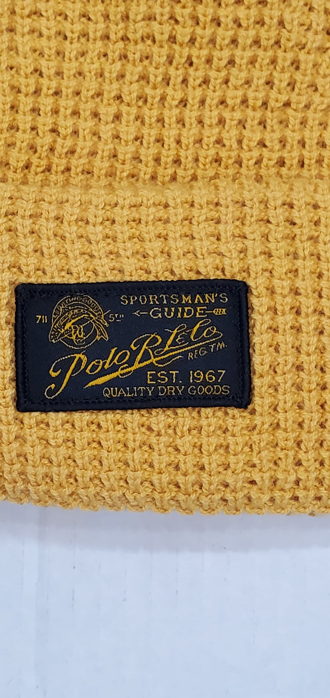 Nwt Polo Ralph Lauren Mustard Sportsman Guide Skully