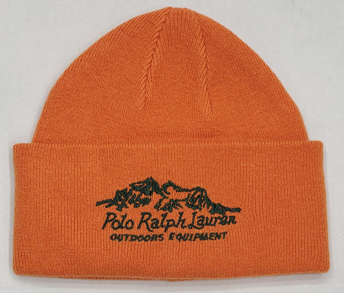 Nwt Polo Ralph Lauren Orange Outdoors Equipment Skully