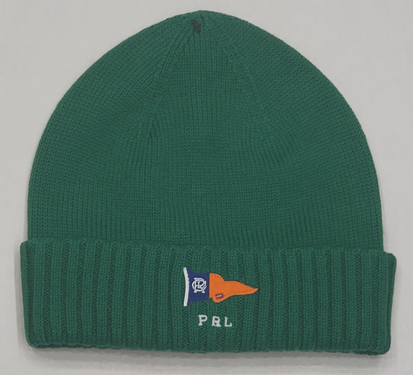 Nwt Polo Ralph Lauren Green PRL Pennant Skully