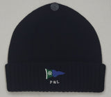 Nwt Polo Ralph Lauren Black PRL Pennant Skully