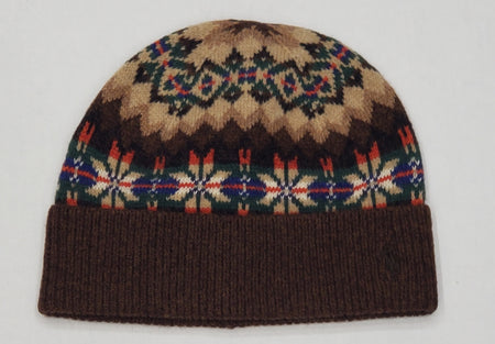 Nwt Polo Ralph Lauren Oatmeal Fairisle Skully