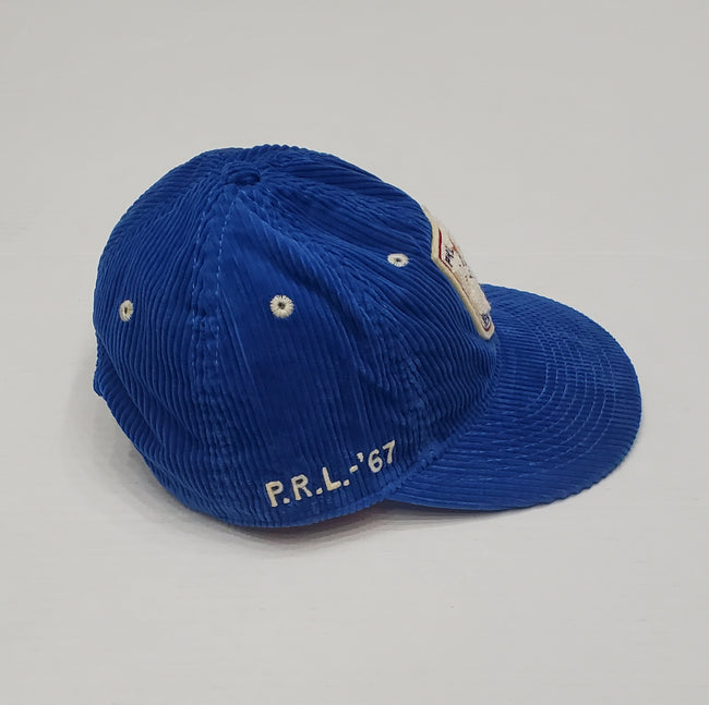 Nwt Polo Ralph Lauren PRL 67 Basketball New York Corduroy Hat