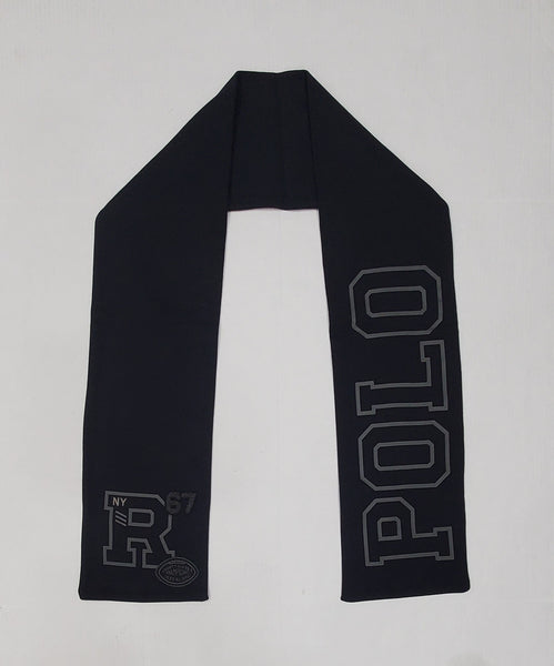 Nwt Polo Ralph Lauren Black RL67 NY Championship Scarf