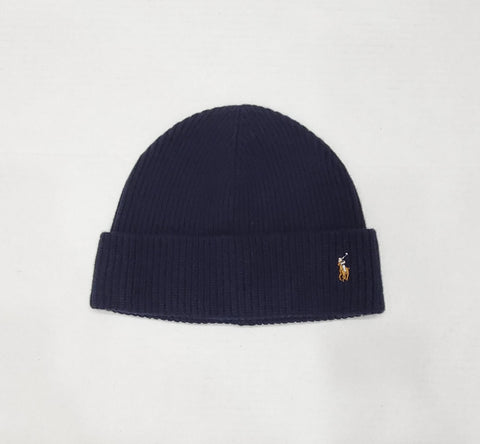 Nwt Polo Ralph Lauren Navy Wool Small Pony Skully– Unique Style display picture 1