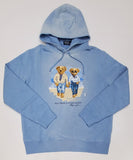 Nwt Polo Ralph Lauren Blue Twin Bear Hoodie