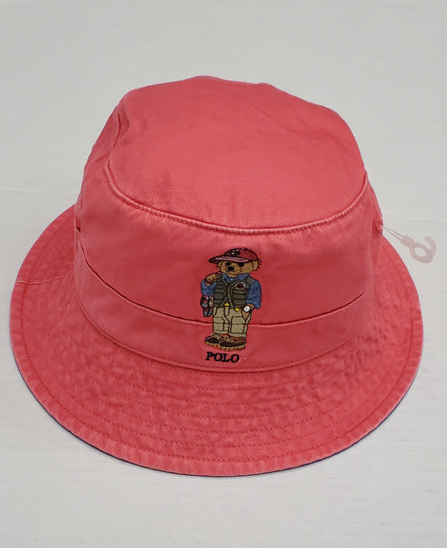 Nwt Polo Ralph Lauren 276003 Bear Bucket Hat