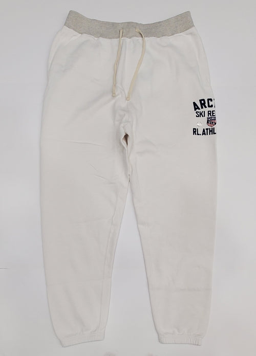 Nwt Polo Ralph Cream Artic Ski Relay RL. Athl . 1967 Fleece Joggers