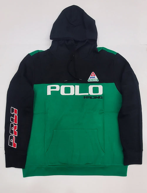 Nwt Polo Ralph Lauren Green P Racing 92 PRL Classic Fit Hoodie