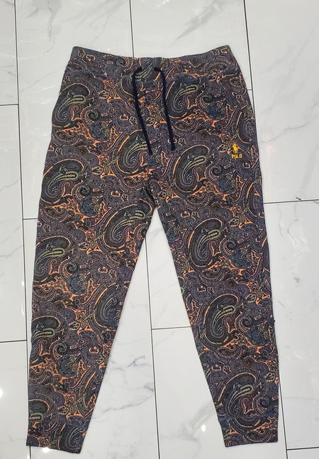 Nwt Polo Big & Tall Ralph Lauren Grey Script Joggers