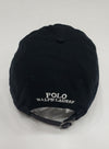 Nwt Polo Ralph Lauren Black Teddy Bear Adjustable Leather Strap Back Hat