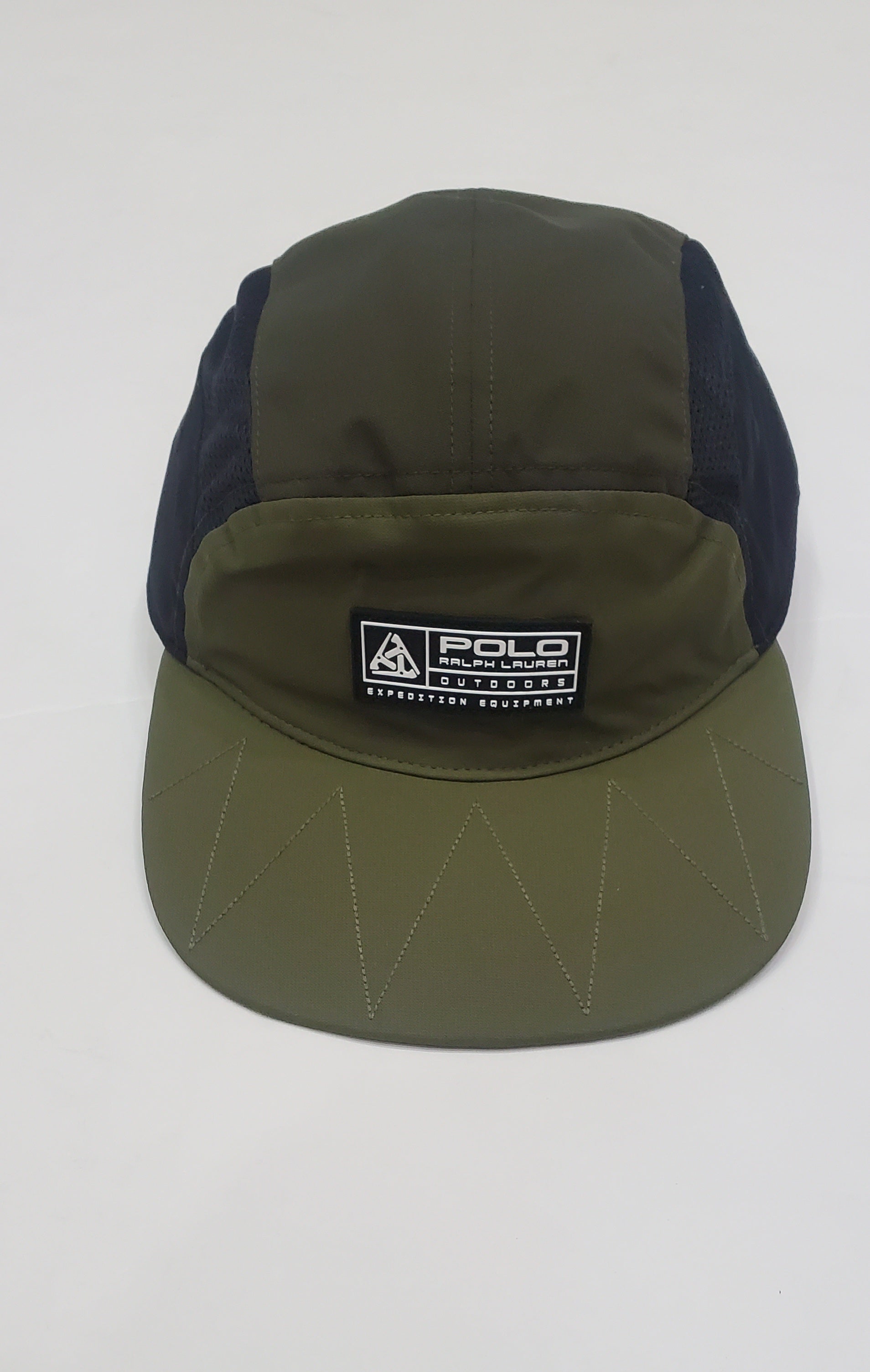 Nwt Polo Ralph Lauren Olive Mesh 5 Paneled Fitted Hat | Unique Style