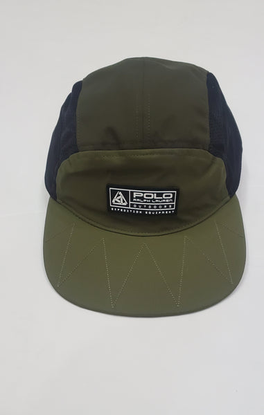 Nwt Polo Ralph Lauren Olive Mesh 5 Paneled Fitted Hat