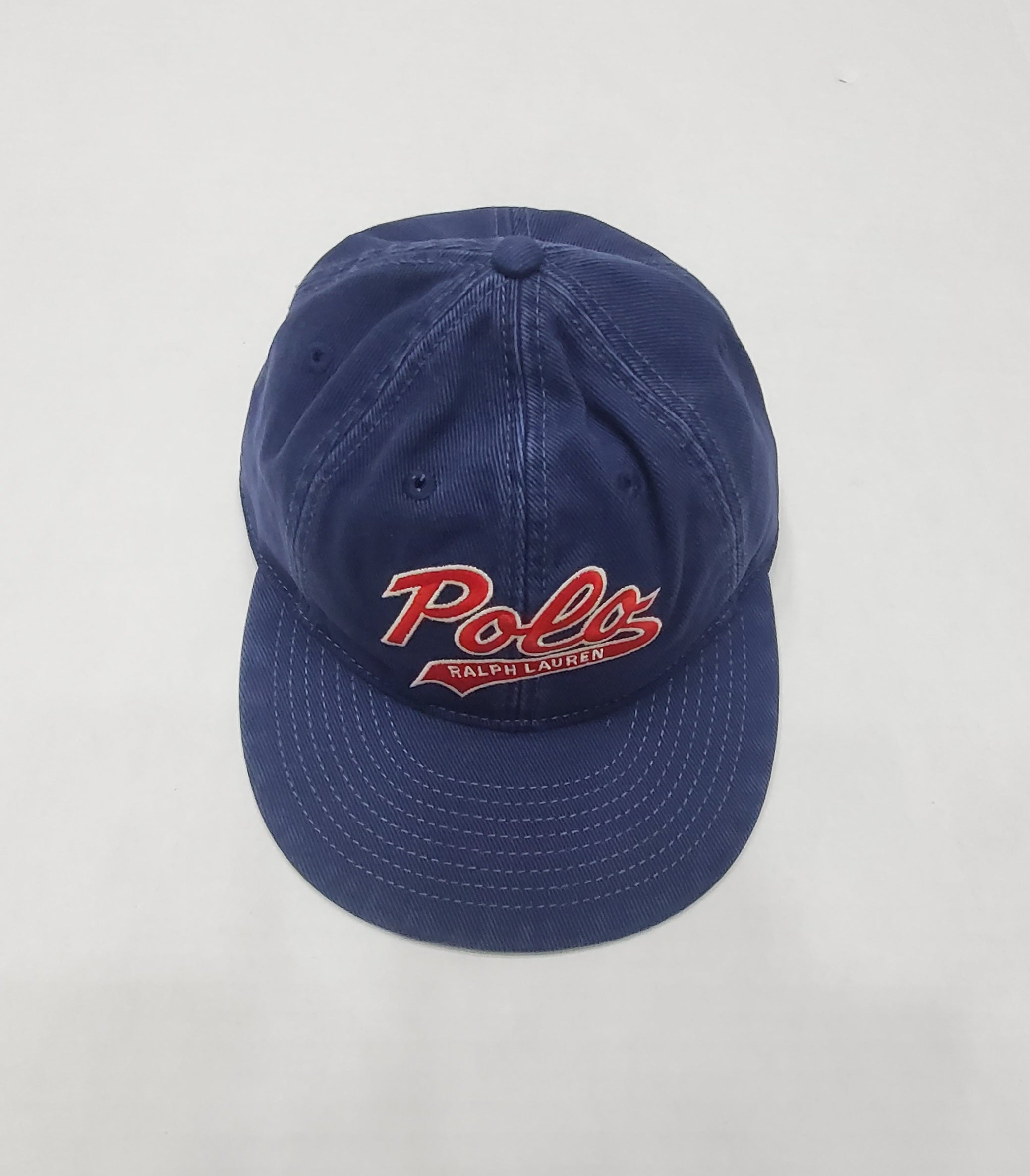 ヴィンテージ Polo Ralph Lauren ニューズボーイキャップ Nwt Polo Ralph Lauren Navy Script Adjustable Hat | Unique Style