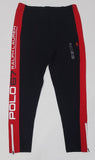 Nwt Polo Ralph Lauren Black/Red Polo 67 On Joggers