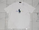 Nwt Polo Big & Tall White Script Signature Big Pony Tee