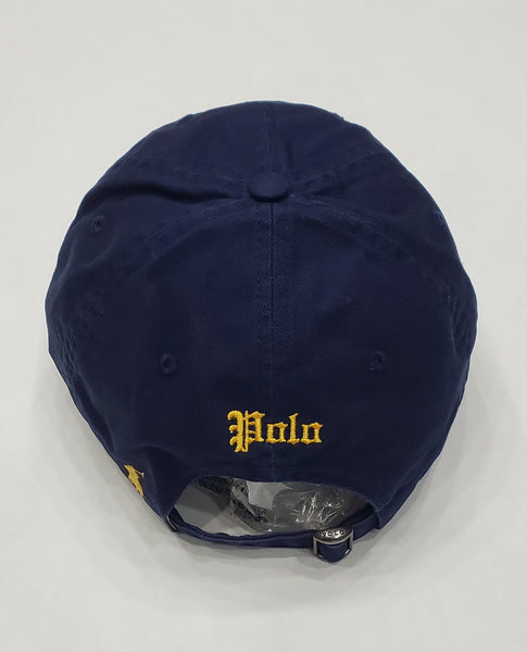 Nwt Polo Ralph Lauren Navy Winged Foot 67 Adjustable Strap Back