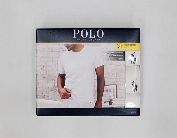 Polo Ralph Lauren Classic Fit 3 Pack Crewneck Tee