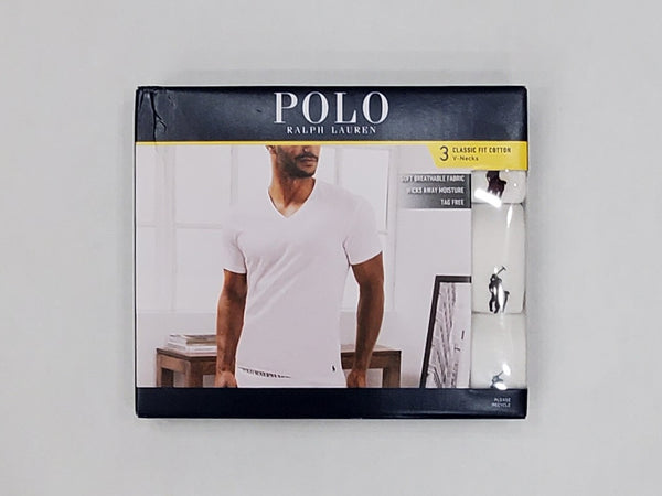 Polo Ralph Lauren Classic Fit 3 Pack V-Neck Tee