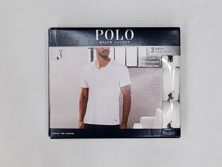 Polo Ralph Lauren Classic Fit 3 Pack V-Neck Tee