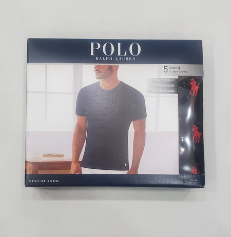 Nwt Polo Ralph Lauren Black/Red Big Pony  Tee