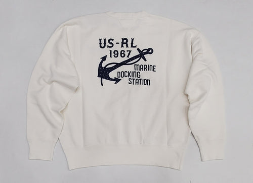 Nwt Polo Ralph Lauren White Anchor Sweatshirt