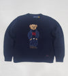 Polo Ralph Lauren Navy Women's RL Bear Sweater - Unique Style