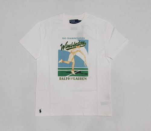 Nwt Polo Ralph Lauren White Wimbledon Tennis Classic Fit Tee